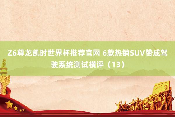 Z6尊龙凯时世界杯推荐官网 6款热销SUV赞成驾驶系统测试横评（13）