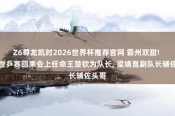 Z6尊龙凯时2026世界杯推荐官网 霸州双甜! 王皓世乒赛回来会上任命王楚钦为队长， 梁靖崑副队长辅佐头哥