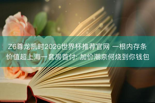 Z6尊龙凯时2026世界杯推荐官网 一根内存条价值超上海一套房首付: 加价潮奈何烧到你钱包